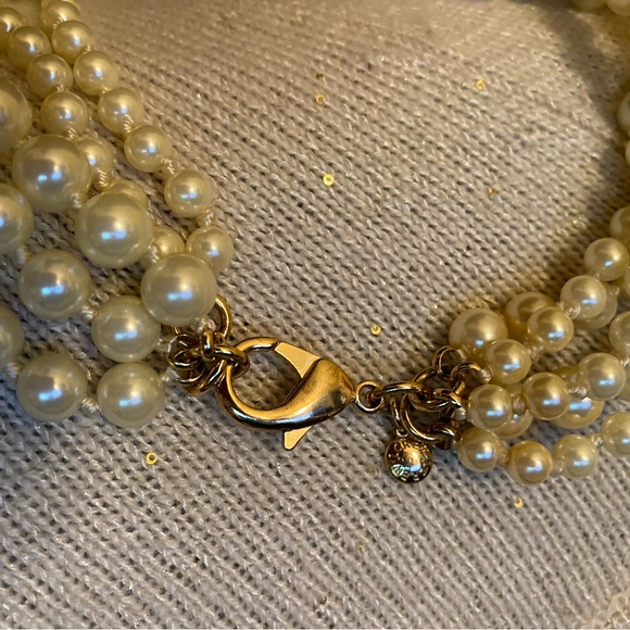 J. Crew 5-Strand Pearl Twisted Hammock Necklace - Picture 8 of 11